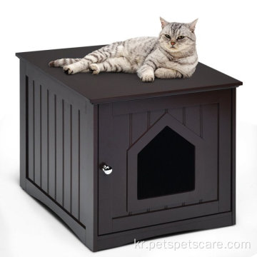 다기능 애완 동물 고양이 집 실내 실외 사이드 테이블